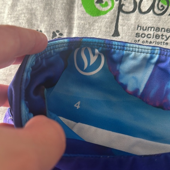 Authentic INKnBURN Women's Purple Azalea Shorts Sz 4! - Picture 3 of 5